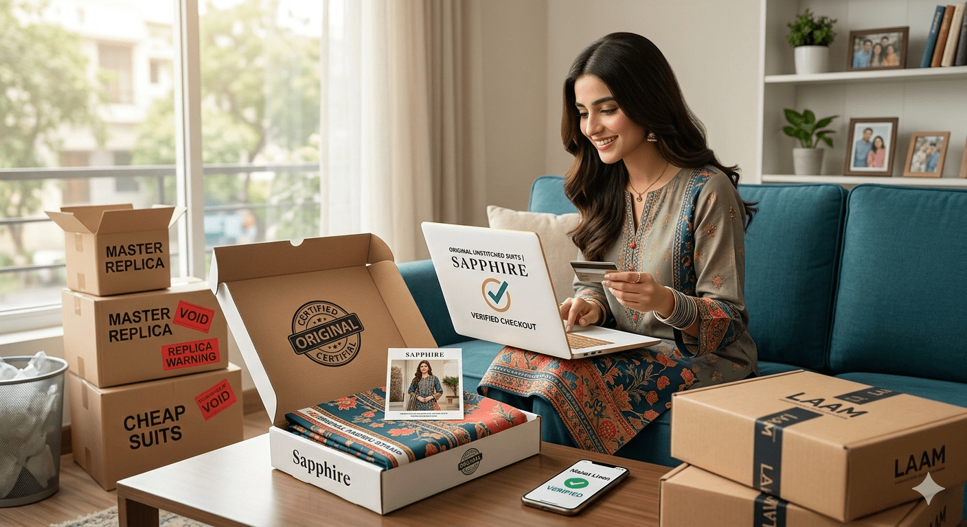 A crisp, legible brand name and "2026 Collection" printed along the edge of the fabric.