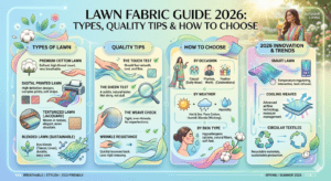 Read more about the article Lawn Fabric Guide 2026: Types, Quality Tips & How to Choose